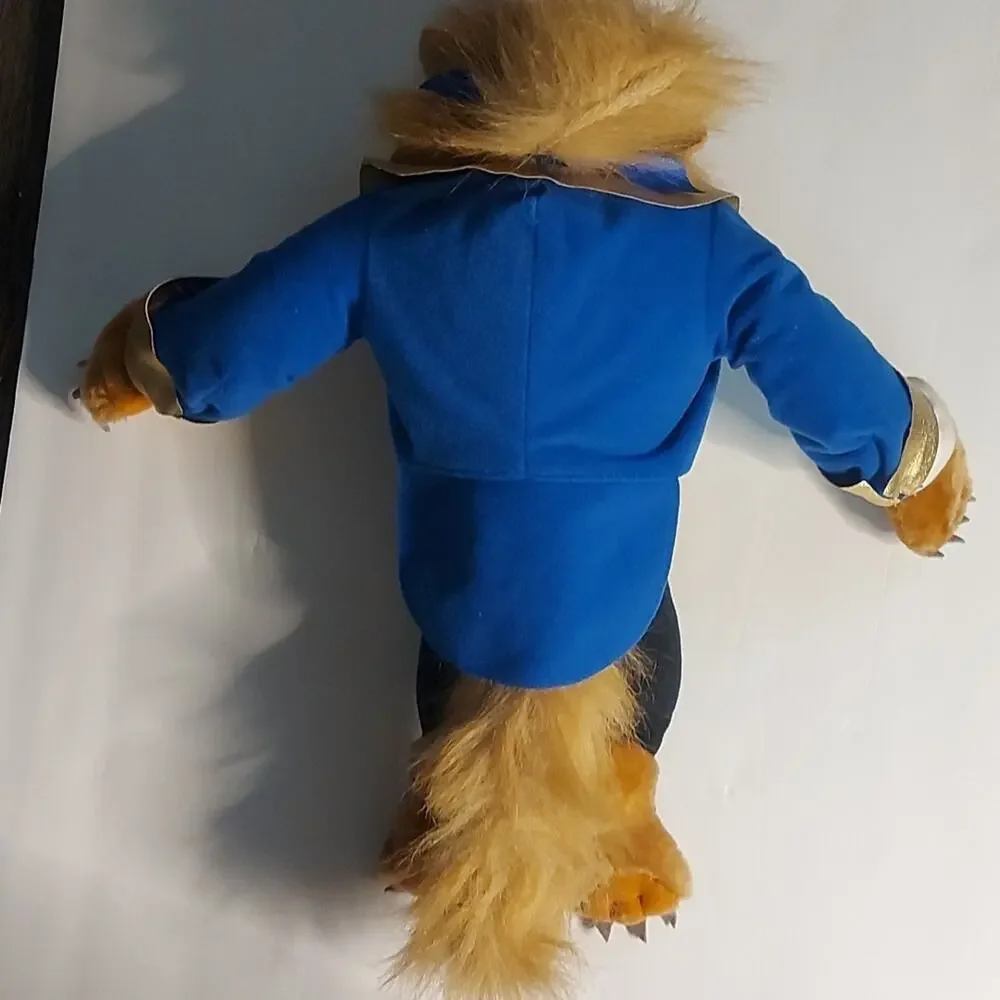 Beauty and the Beast Beast/Prince Adam Plush Disney 1992 Mattel Stuffed Animal